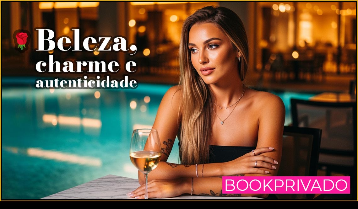 Luxury model by the pool in a refined ambiance, sugar baby style, elegance and charm at Bookprivado