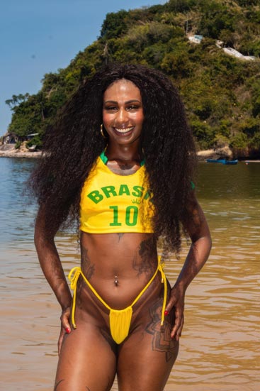 Acompanhante de luxo negra Copacabana